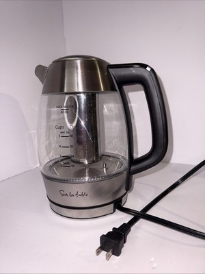 Sur La Table SLT-4408 Digital Kettle + Infuser 7.5 Cups 60 Oz + Base