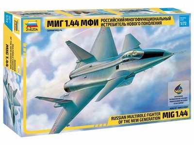 Zvezda 500787252 500787252-1:72 MIG 1.44 Russ. Multirole Fighter WA-Plastikbausa