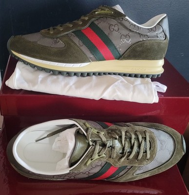 NEW AUTHENTIC GUCCI RE-MOTION SNEAKER ''GREEN'' GUCCI 10.5 (US 11)
