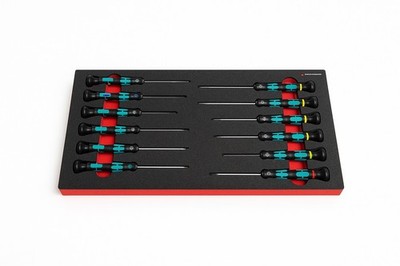 Schaumeinlage Wera Micro-Schraubendreher-Set 12 tlg. Kraftform