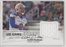 2018 Upper Deck CFL UD Game Jersey Justin Medlock #GJ-ME r6v