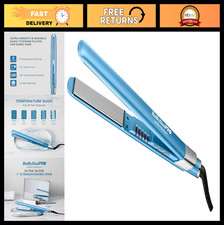 Ultra-Sleek Nano Titanium Hair Straightener Flat Iron for All Hair Types - Fast