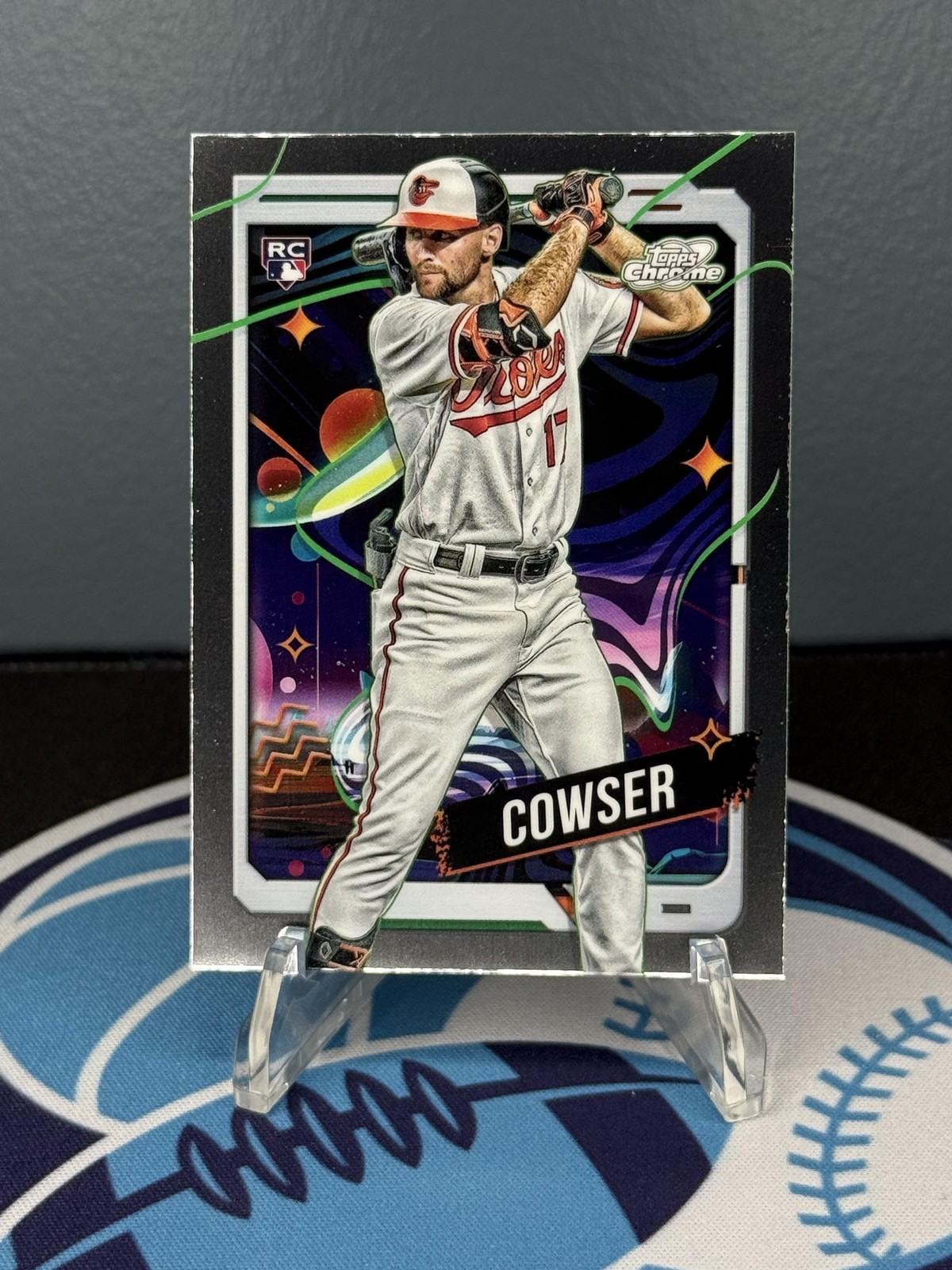 2024 Topps Chrome Cosmic #17 Colton Cowser - Baltimore Orioles