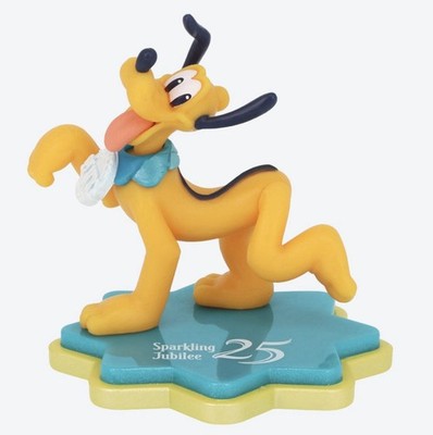 Disneyland Pluto Miniature Figure Tokyo Disneysea 25th Anniversary Japan F/S
