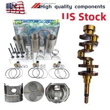 For Kubota D1703 Engine 325c 328 329 Tier 4i Excavator Overhaul Kit Crankshaft