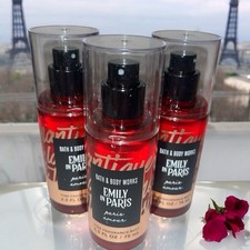 3 Bath  Body Works Emily In Paris Champagne Travel Fragrance Mist Spray 2.5