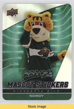 2025-26 Upper Deck MVP Mascot Stickers Nordy #MS-13 READ 17fk
