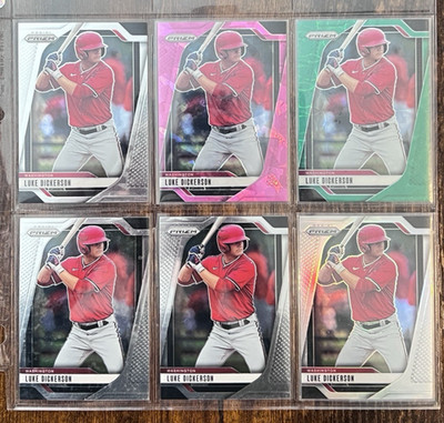 Luke Dickerson Panini-Donruss Prizm #'d /75 +  Rookie Inserts Lot (6) NICE! 