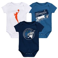 Infant Outerstuff Minnesota Lynx Destiny 3-Piece Creeper Set