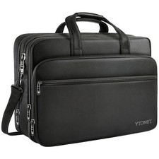 18 Inch Laptop Bag, Extra Large Briefcase for Men, Expandable Multifunctional La