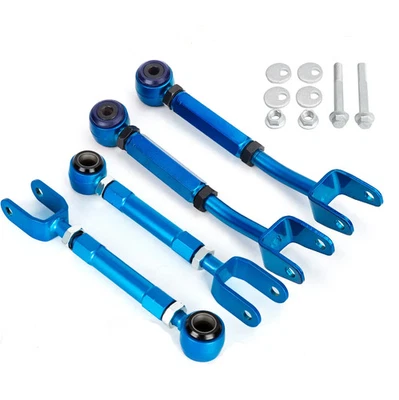 4Pcs Rear Camber Arm+Toe Traction Arm Kits For Nissan 370Z Infiniti G35 G37 Q40 - Bild 1 von 4