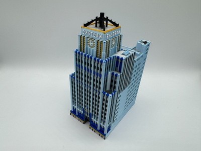 Eastern Columbia Building Model-3D Printed Full Color