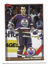CRAIG MACTAVISH 1991-92 TOPPS CARD MINT CONDITION