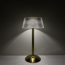 Acrylic Table Lamp Stepless Dimming LED Night Light with USB Cable for Kids