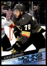 2020-21 Upper Deck Young Guns Gage Quinney Rookie Vegas Golden Knights #454
