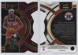 2023-24 Select Premier Level Maroon Prizm Die-Cut /175 Bilal Coulibaly Rookie RC