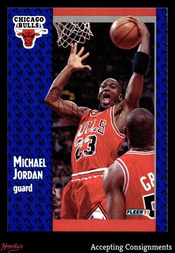 1991-92 Fleer #29 Michael Jordan BULLS HOF