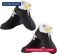 2 Pairs Dance Shoe Socks over Sneaker for Smooth Floors, Overshoes for Sneakers,