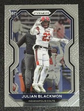 2020 Panini Prizm #330 Julian Blackmon Base Rookie Card RC Indianapolis Colts. rookie card picture