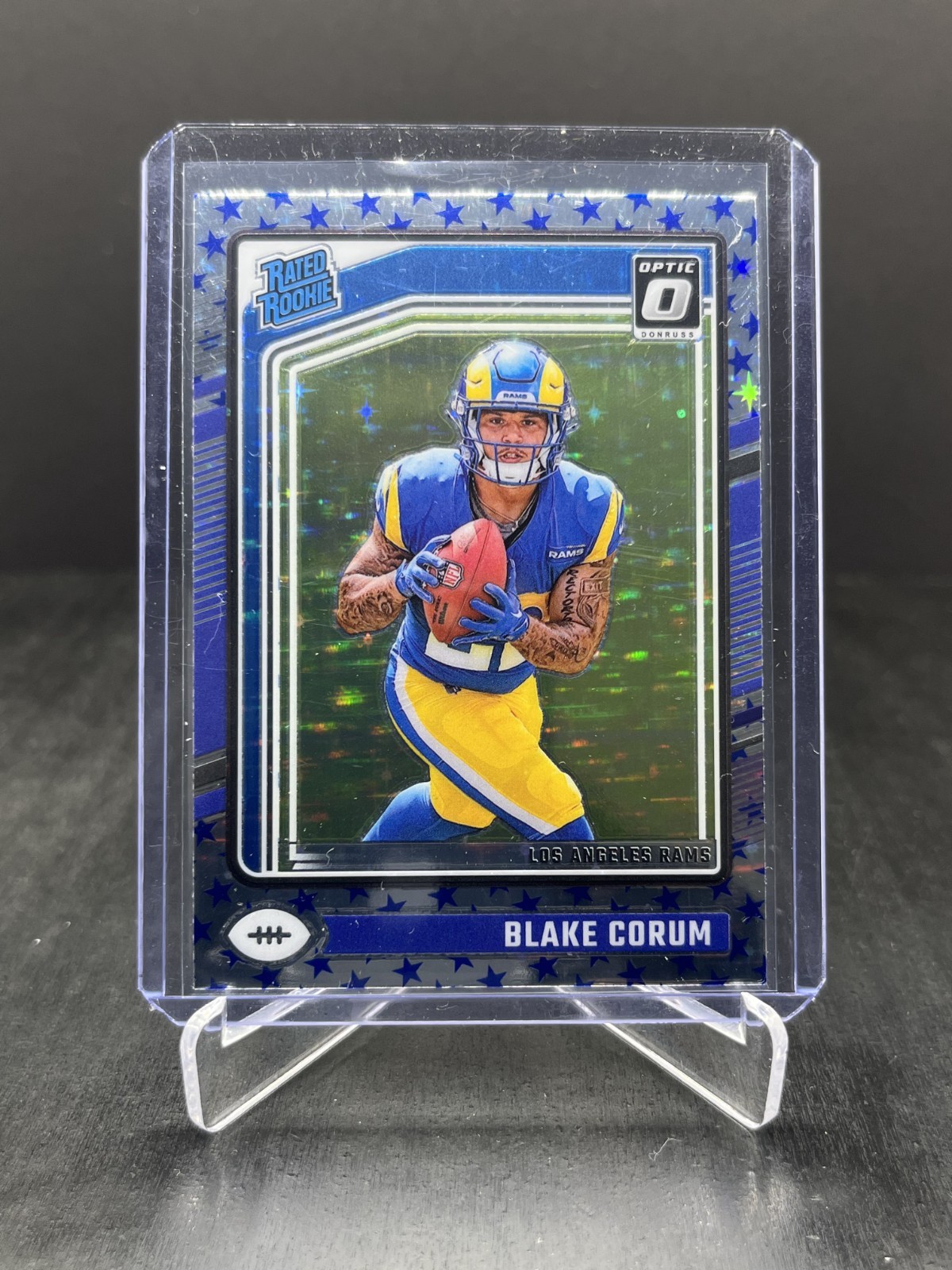 2024 Panini Donruss Optic Football Blake Corum RC Rated Rookie Stars #208