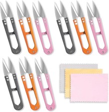Sewing Snips 9 Pack 4.1 Inch Thread Cutter Scissors High Carbon