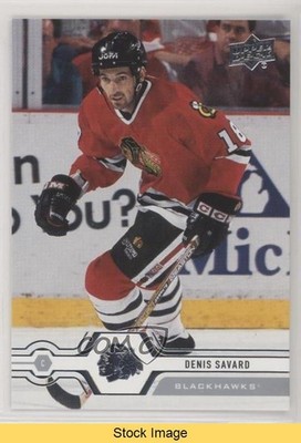 2019-20 Upper Deck Retired Photo Variations Denis Savard #18 HOF READ 0e15