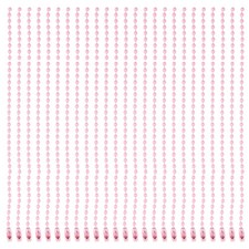 Ball Bead Chains, 5.9 Inch, Light Pink  100 Pcs , Dog Tag Chain Keychain