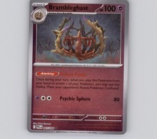 Brambleghast 047/094 Reverse Holo UC Phantasmal Flames NM Pokemon