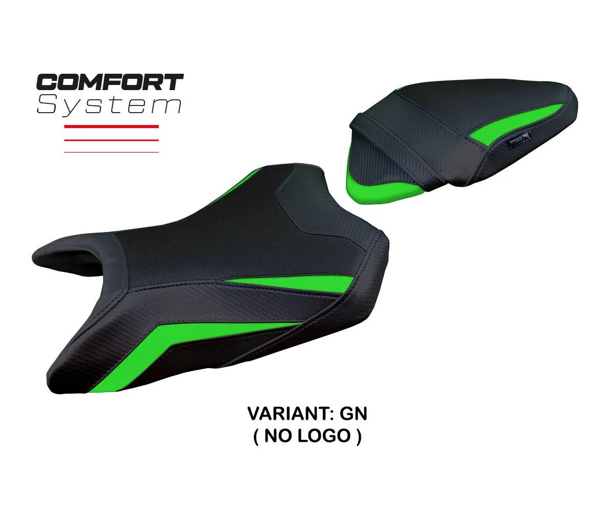Seat cover Namur Comfort Sys Green GN Tpz compatible KAWASAKI Z 500 2024 2026