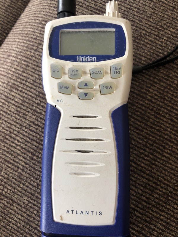 Uniden Atlantis VHF Marine Radio Transceiver -NO CORROSION