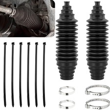 Steering Rack Pinion Bellow Kit Universal For Acura Inner Tie Rod Dust Boot Seal