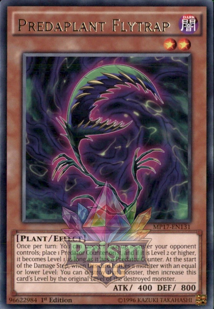 1st ed Predaplant Flytrap rare MP17-EN131 Yugioh