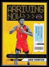 Amen Thompson 2023-24 Hoops Winter Arriving Now RC Houston Rockets NBA