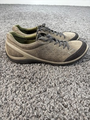 ECCO Biom Grip II Men Size 8.5 US 42 EUR Outdoor Active Wear Shoes Olive Leather