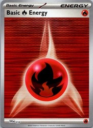 Basic Fire Energy 018 Reverse Holo SVE: Scarlet & Violet Energies