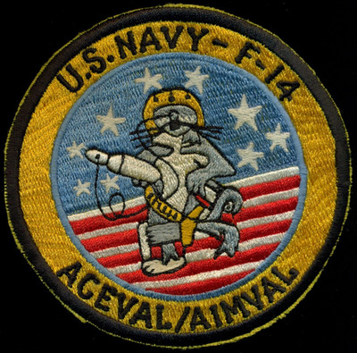 USN F-14 Tomcat ACEVAL/AIMVAL Patch CT1