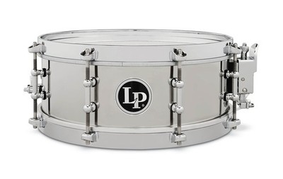 Latin Percussion LP4512-S 4 1/5'' x 12'' Stainless Steel Salsa Snare