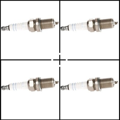 4x Bosch Zündkerze für Ford ESCORT Coupe ESCORT Schrägheck Renault CLIO I 19