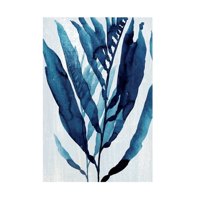 'Blue Drift I' Canvas Art by Annie Warren