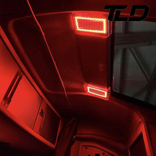 Volvo FM/FH Version 4 Interior Lights (Pair) White/RED