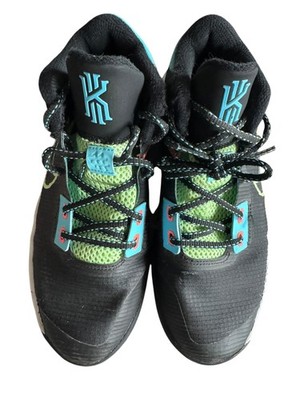 Nike Kyrie Flytrap 4 GS 'Black Lime Glow' Sz 6Y Gently Used