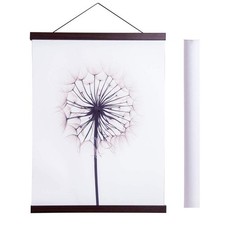 Artmag Magnetic Poster Hanger Frame, 27x40 27x41 27x32 27L" x 0.7W", Walnut