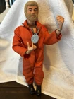 1964 GI Joe Adventure Team Orange Jumpsuit with Ginger hair&Beard 12”Figure Rare