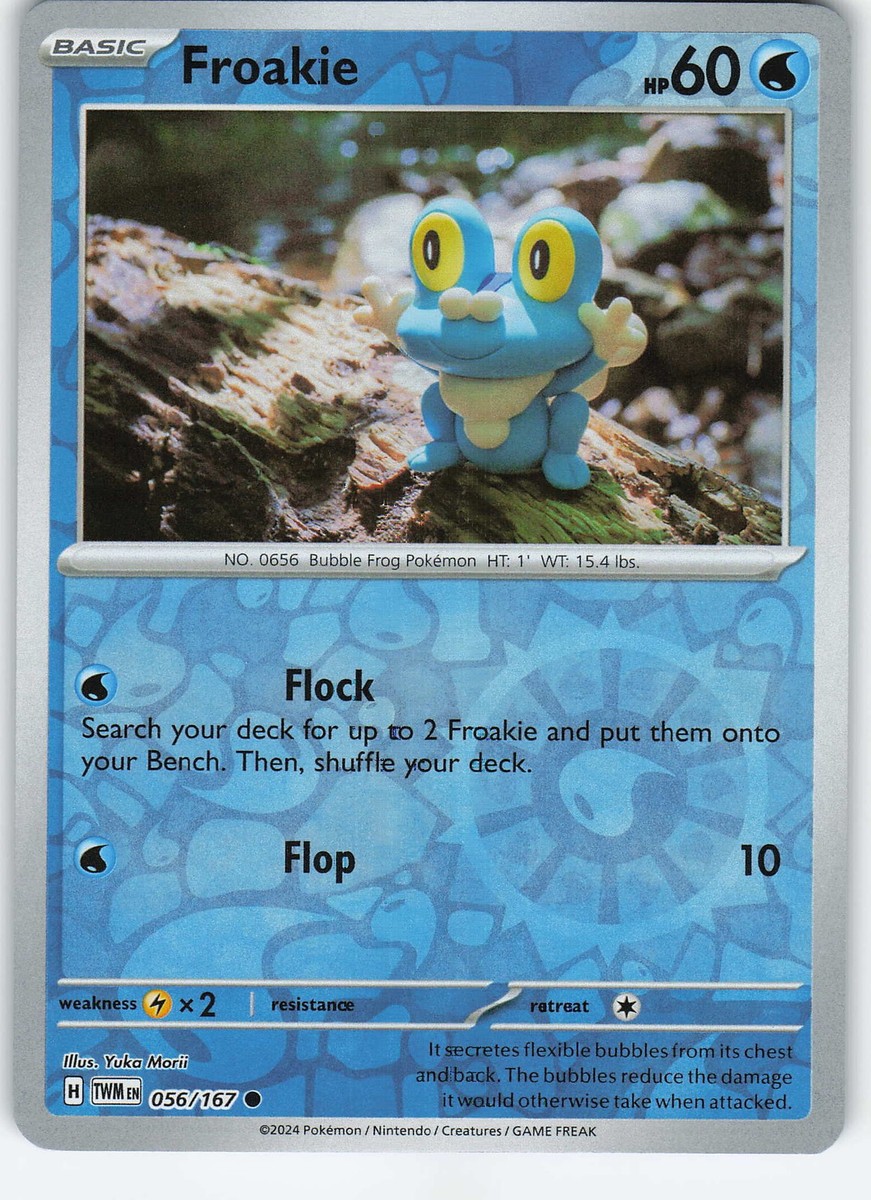 Froakie 056/167 Common Reverse Holo SV06: Twilight Masquerade NM