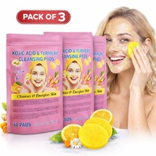 3 pack Turmeric Kojic Acid Pads Turmeric & Ko...