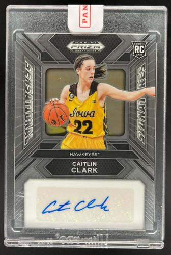 2024 PANINI PRIZM DRAFT CAITLIN CLARK RC ROOKIE AUTO SENSATIONAL SIGNATURES