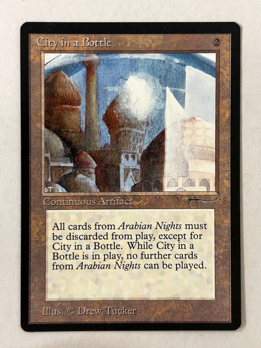 Original Magic: The Gathering Arabian Nights - City in a Bottle (1993) MTG