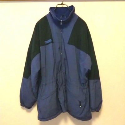 Columbia Vintage 90S Jumper Fleece Lining Mountain Parka Men Rare Outdoor Model