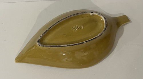 Alvino Bagni Bitossi Floral Leaf Bowl Mid Century Modern - Picture 7 of 9