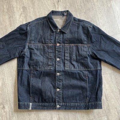 希少　90s mecca デニム 90's Mecca DNM Vintage Jean Jacket XXL Raw Denim Streetwear Hip